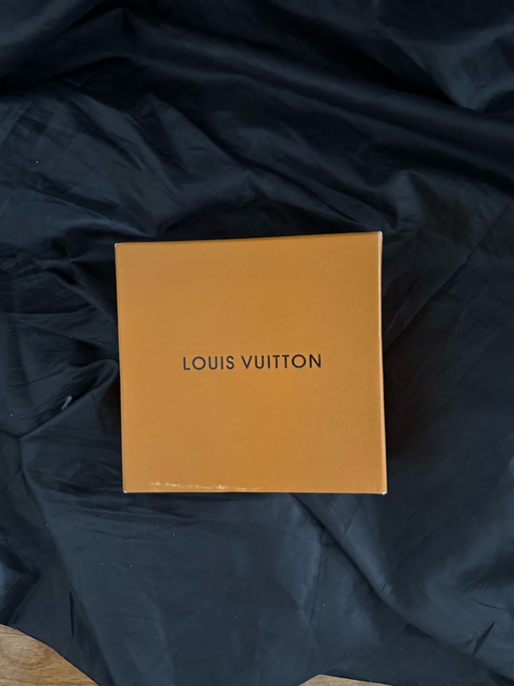 Louis Vuitton Orange Box with Black Logo